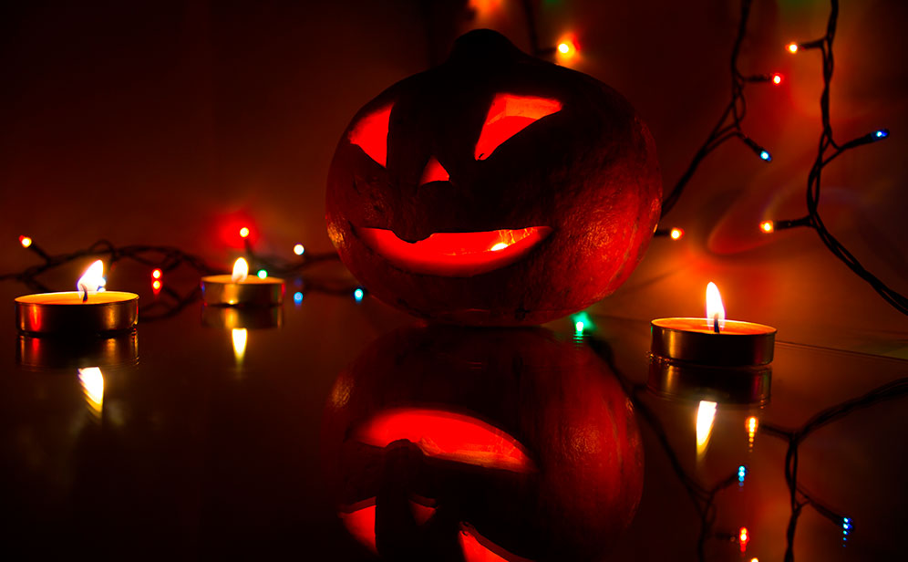 iluminación de miedo para halloween