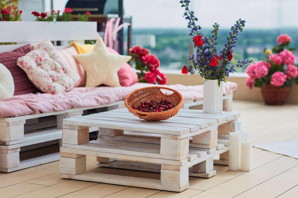 Muebles DIY para tu terraza