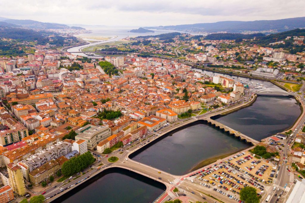 Vista de la ciudad de Pontevedra