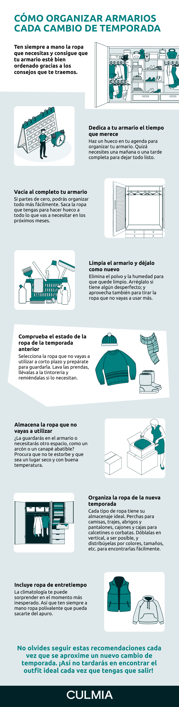 Cambio de temporada: Cajas para guardar ropa 