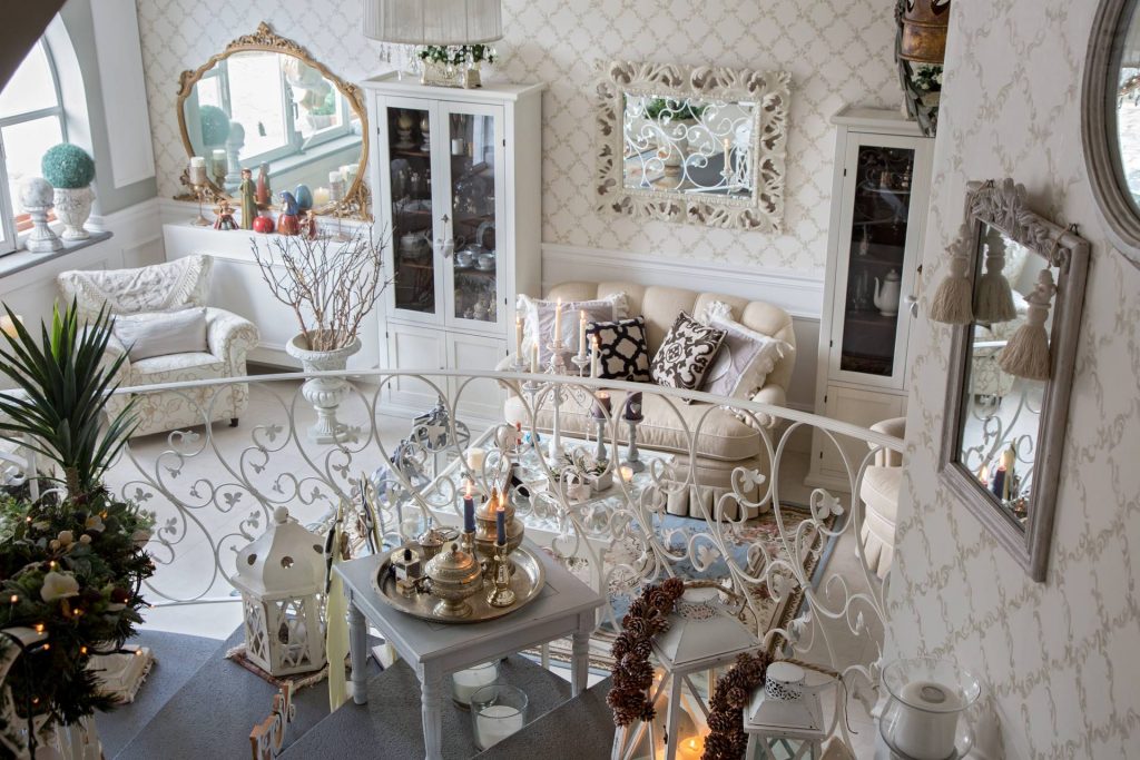 Estancia con el estilo shabby chic