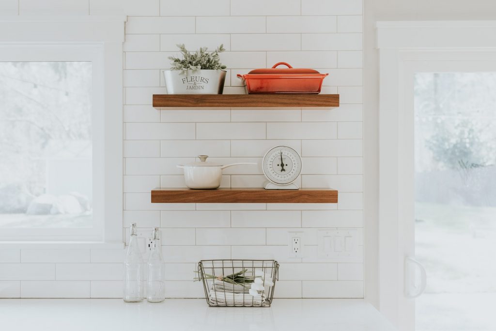 Diseño minimalista de una cocina pequeña