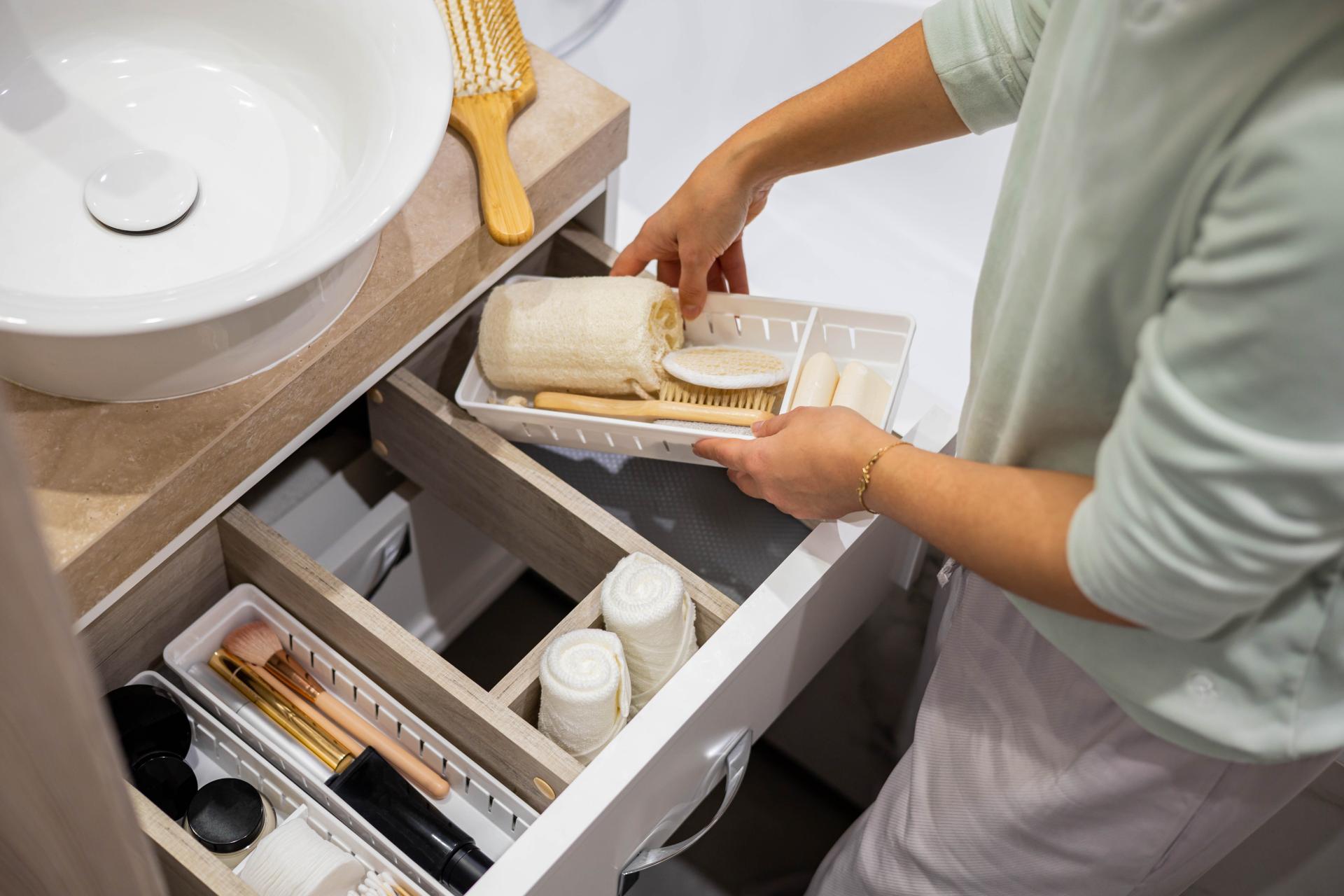 Cómo ordenar el mueble del baño