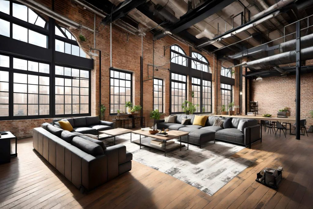 Vivienda decorada al estilo industrial 'chic'