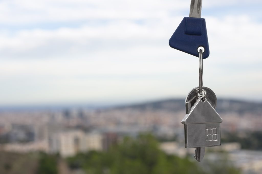 Llavero de casa con llaves