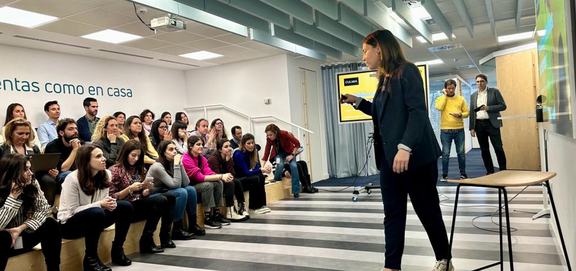 Charla sobre hábitos saludables de Beatriz Crespo