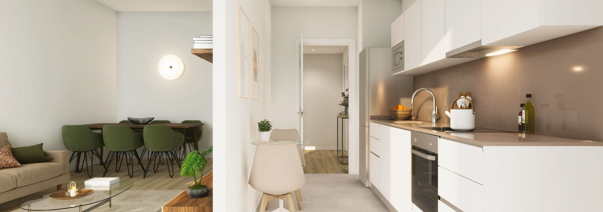 cocina y salón viladecans