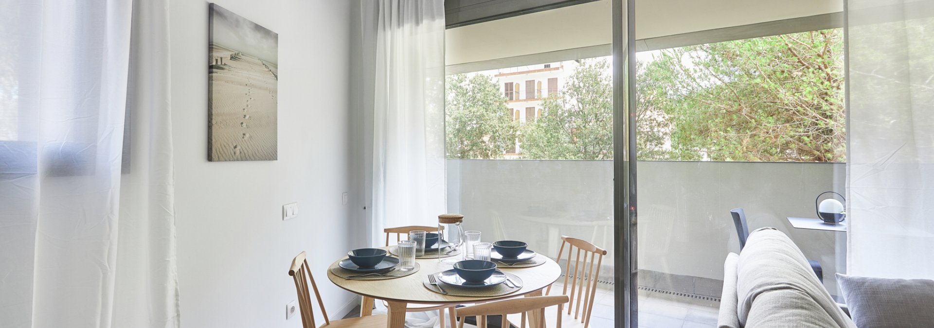 Comedor en el salón de Tossa de Mar