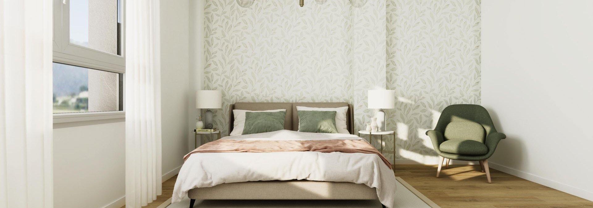 dormitorio principal obra nueva Bermeo