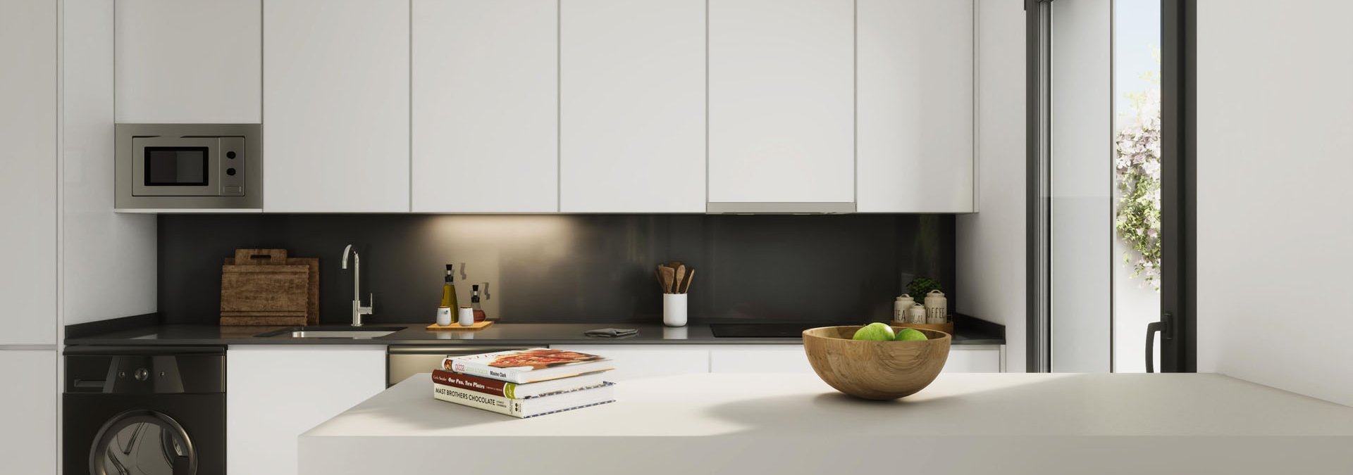 Cocinas amplias y luminosas obra nueva Estepona