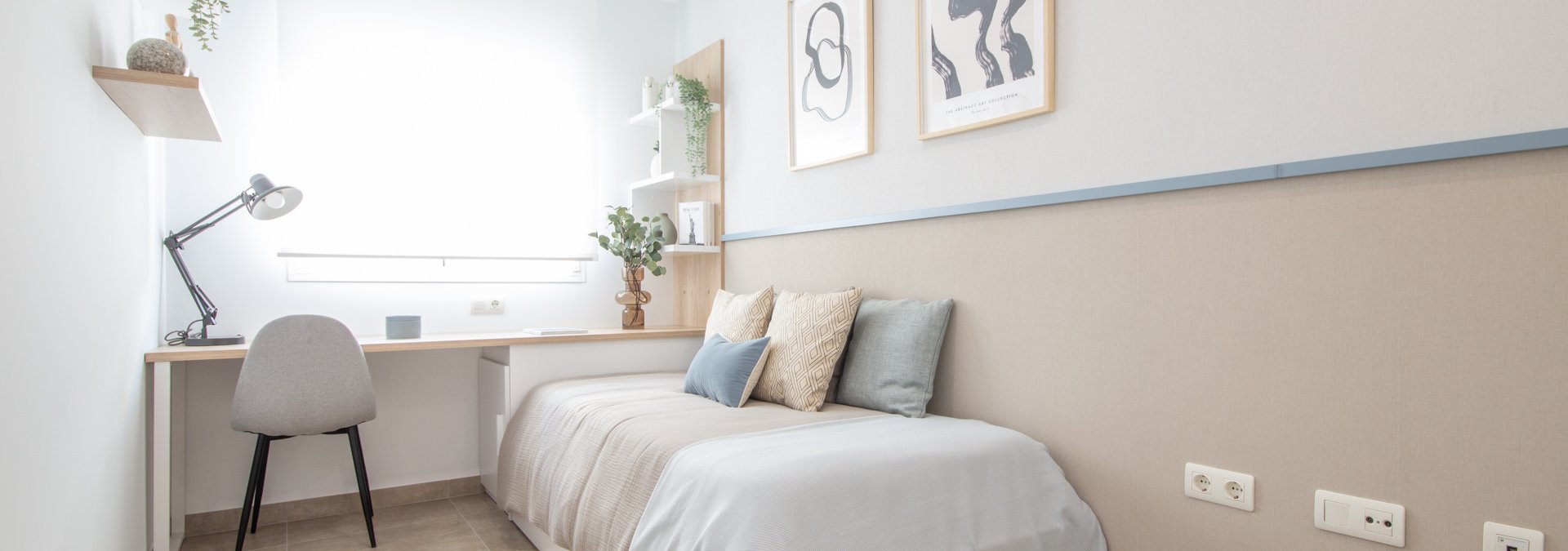 Dormitorio secundario viviendas obra nueva Istán