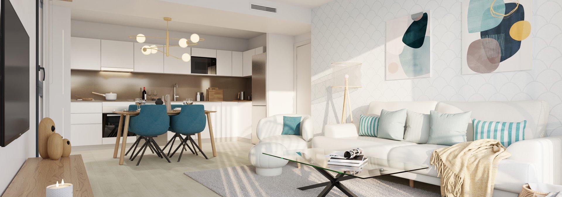 Salón comedor y cocina