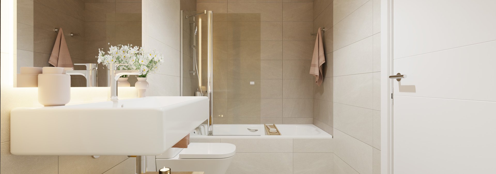 Baño común Arbeyal IV Gijón