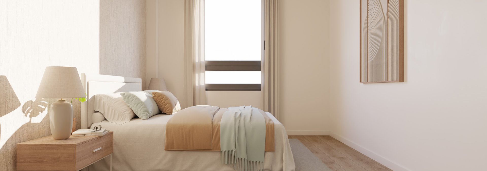 Dormitorio suite Arbeyal IV Gijón