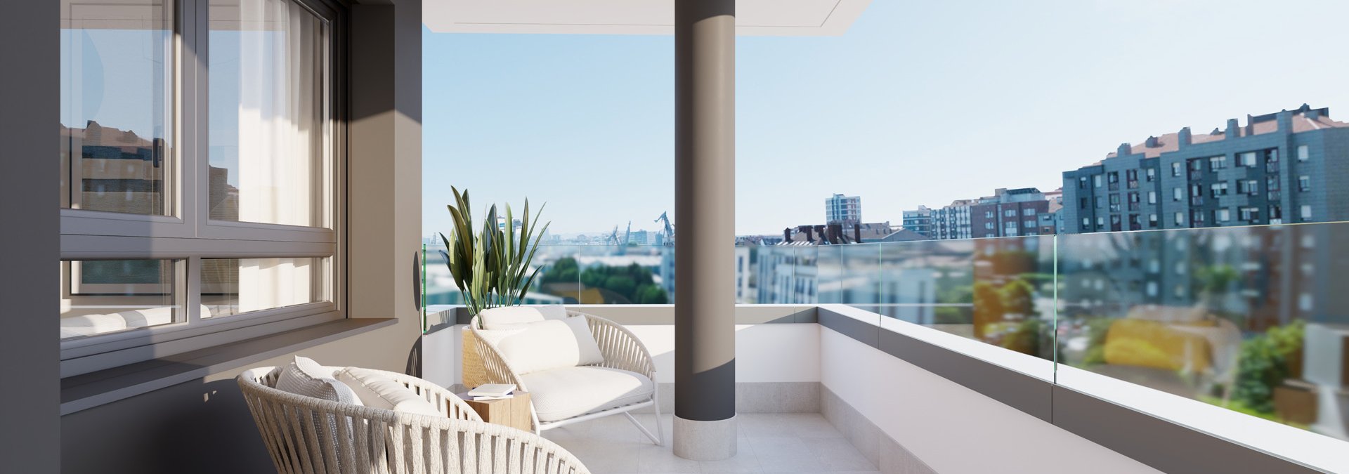 Viviendas con terraza Gijón