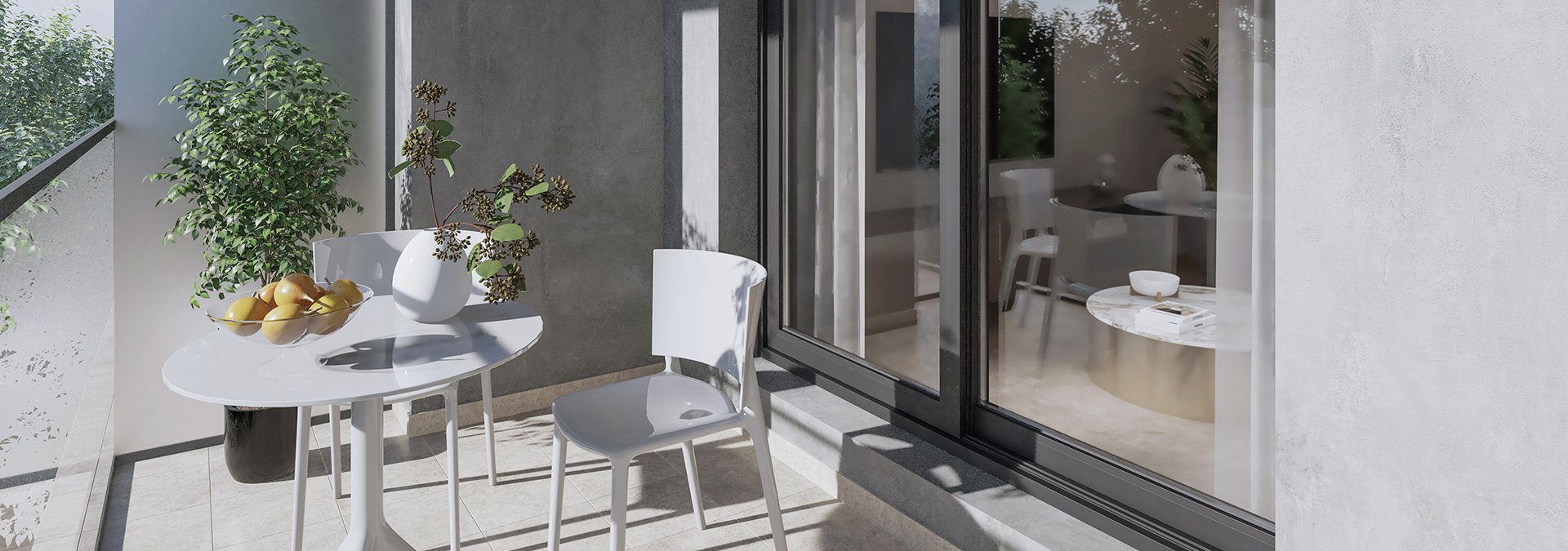 Pisos obra nueva con terraza en Pontevedra