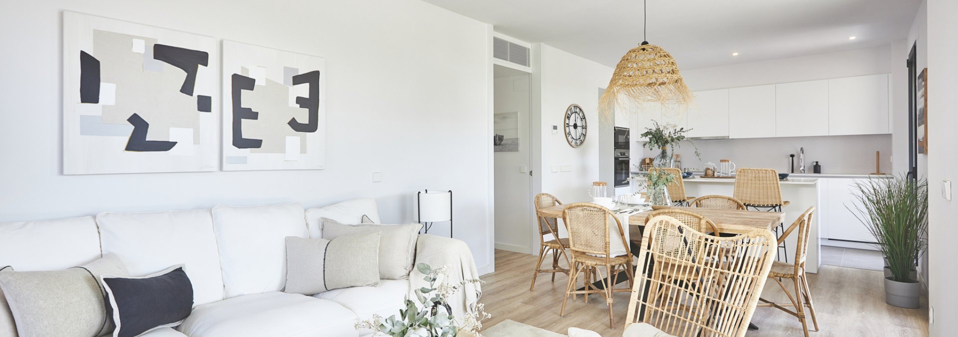 Salon en obra nueva en Sitges