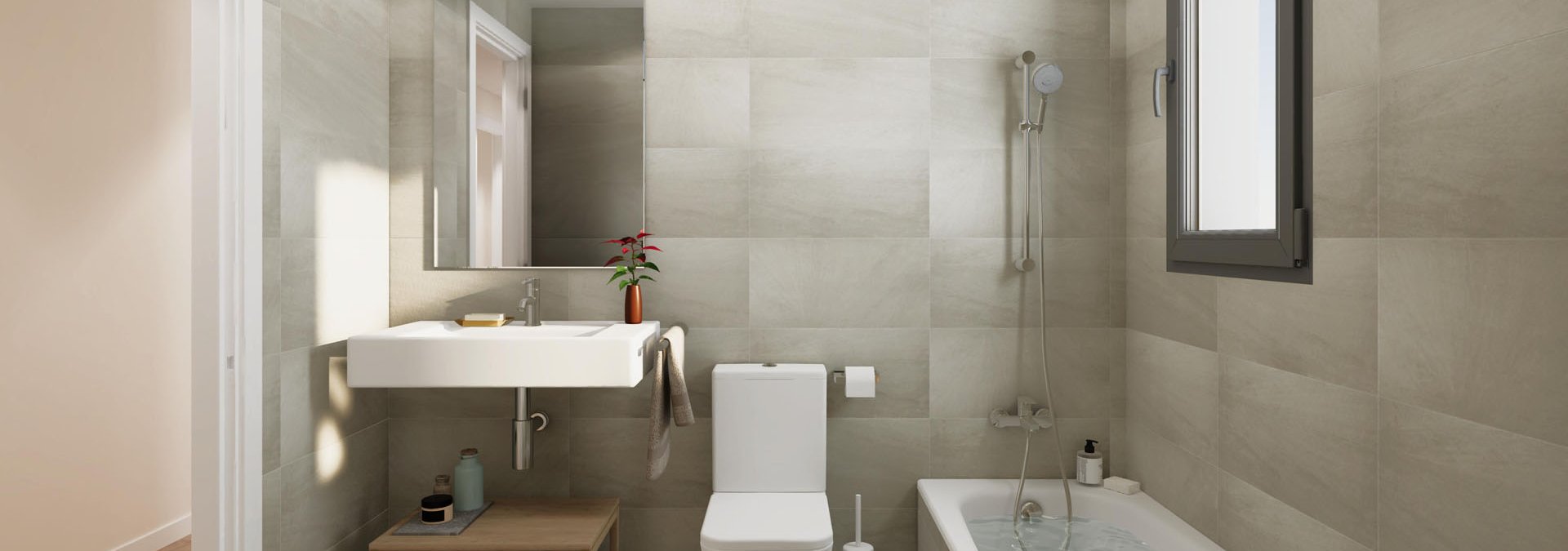 Baño principal Culmia Odelania Huelva