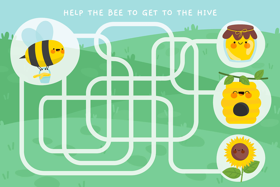 8 Ideas de juegos para niños en casa 4 Laberinto para niños