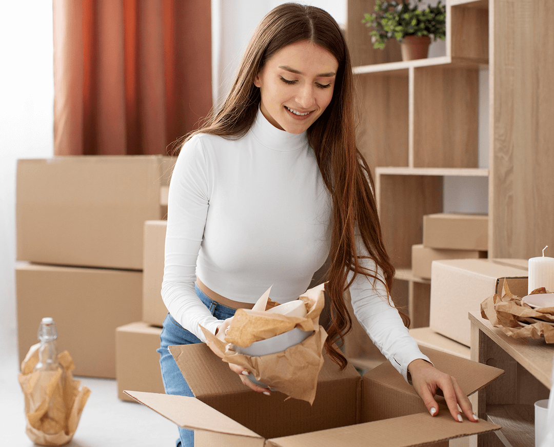 young adult moving new house 1