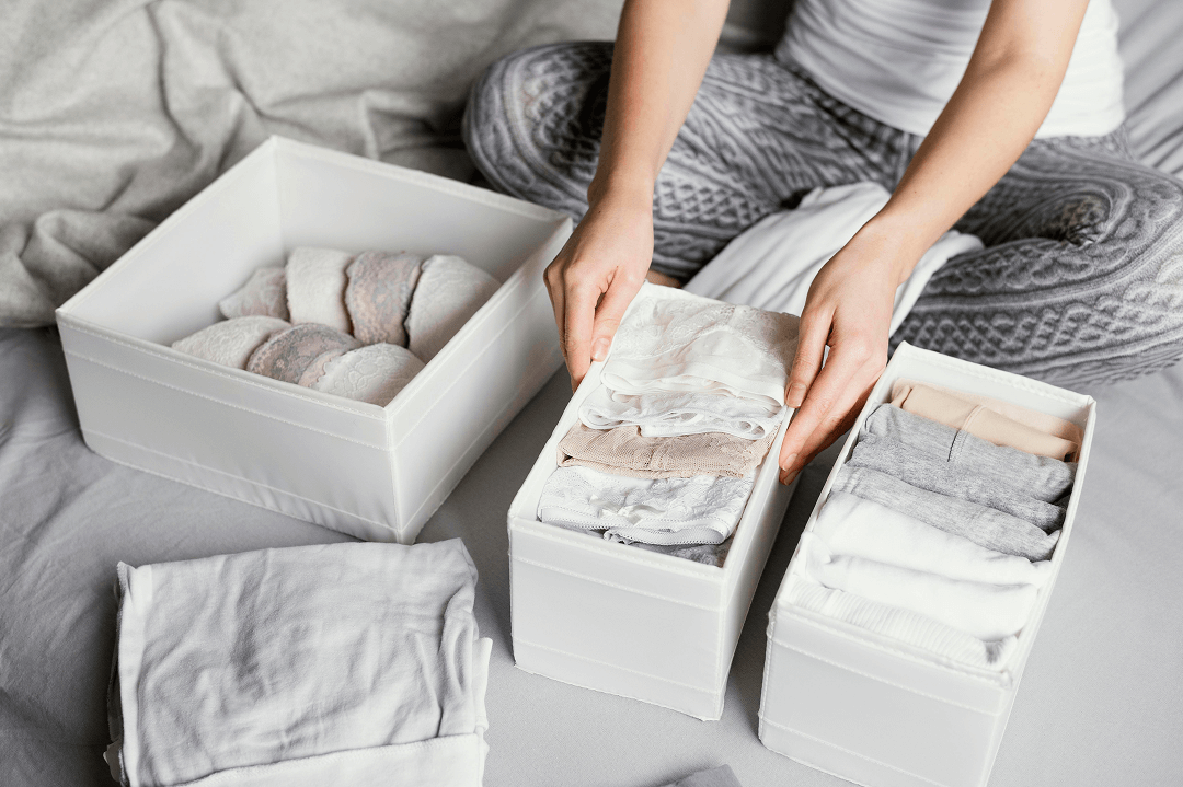 Organización de ropa y zapatos por el método Marie Kondo