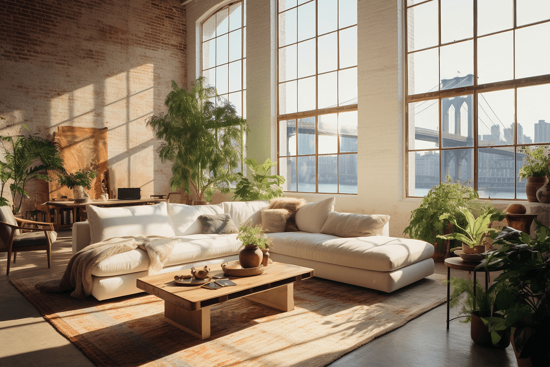 10 ideas para conseguir un hogar eficiente 3 Salón iluminado eficientemente