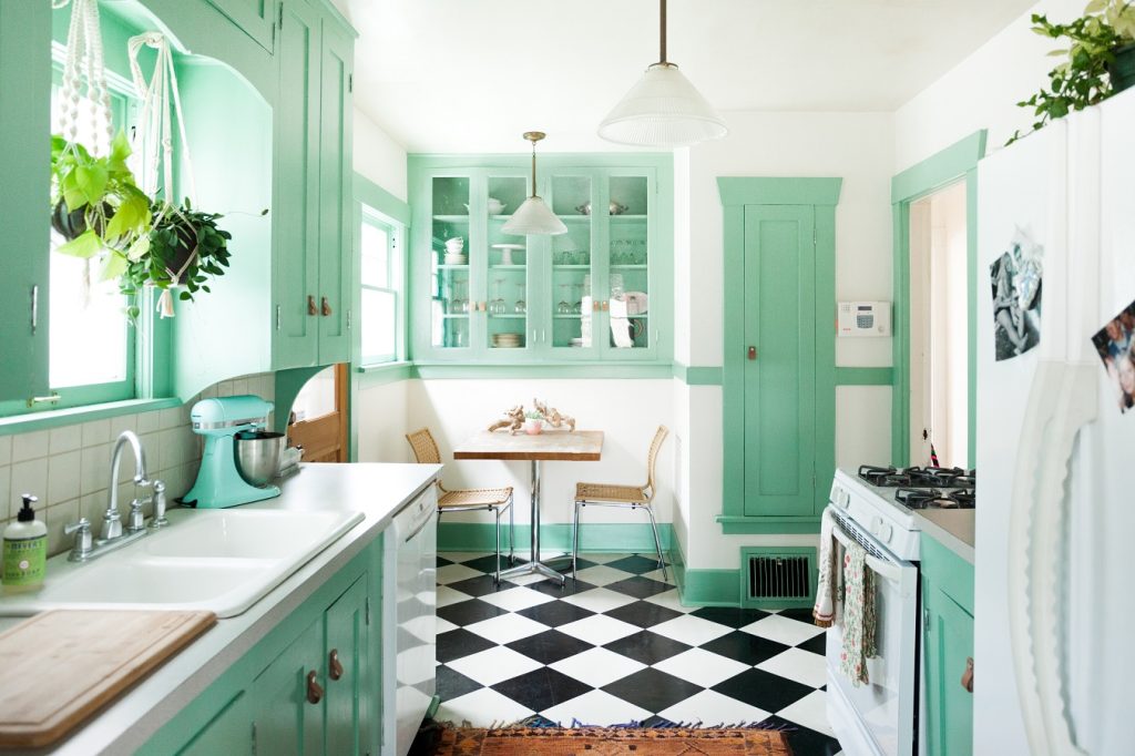 Consejos de decoración de cocina retro 
