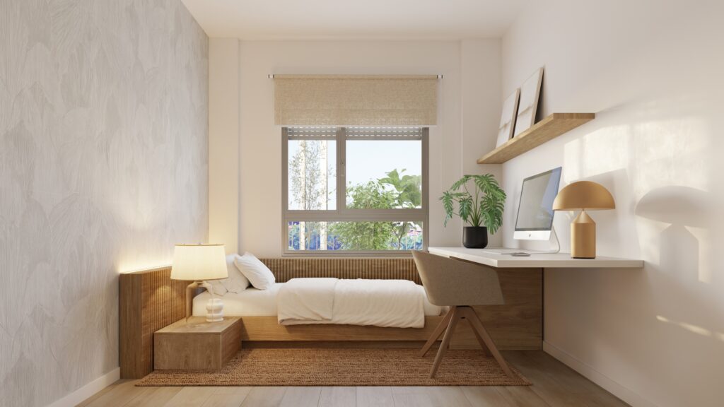 dormitorio secundario despacho la roca natura