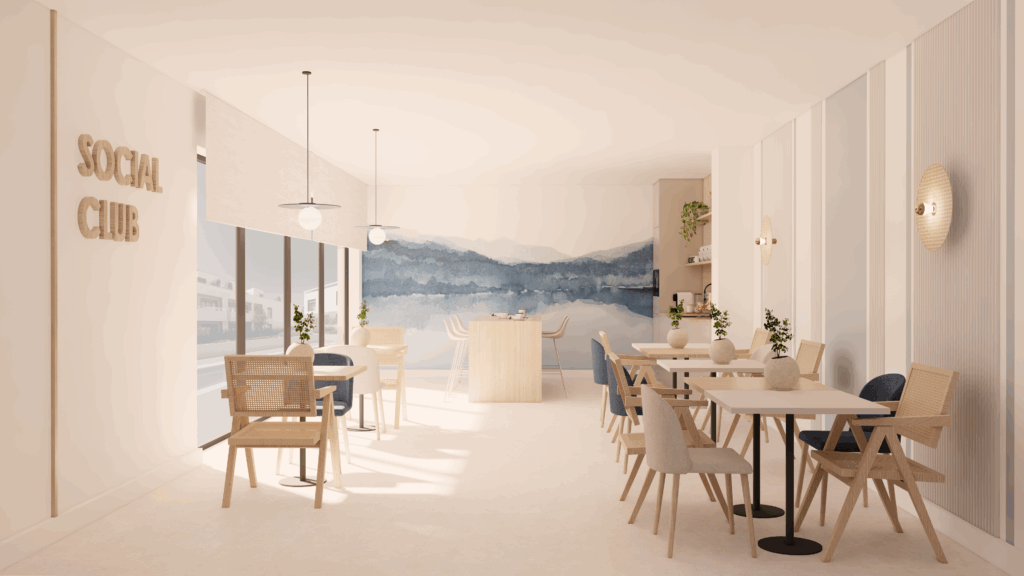 espacios comunes portonovo club social