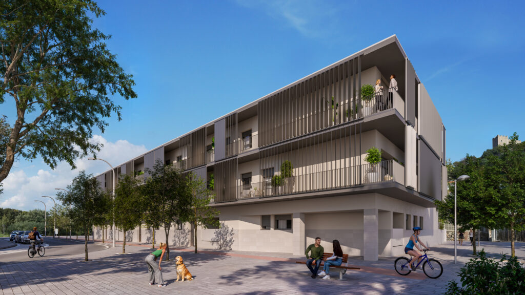 viviendas terraza la roca natura